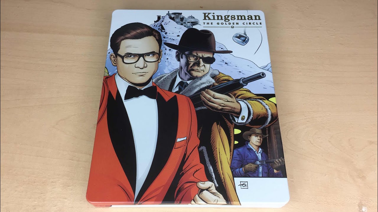 Kingsman: The Golden Circle - Best Buy Exclusive 4K Ultra HD Blu-ray SteelBook Unboxing