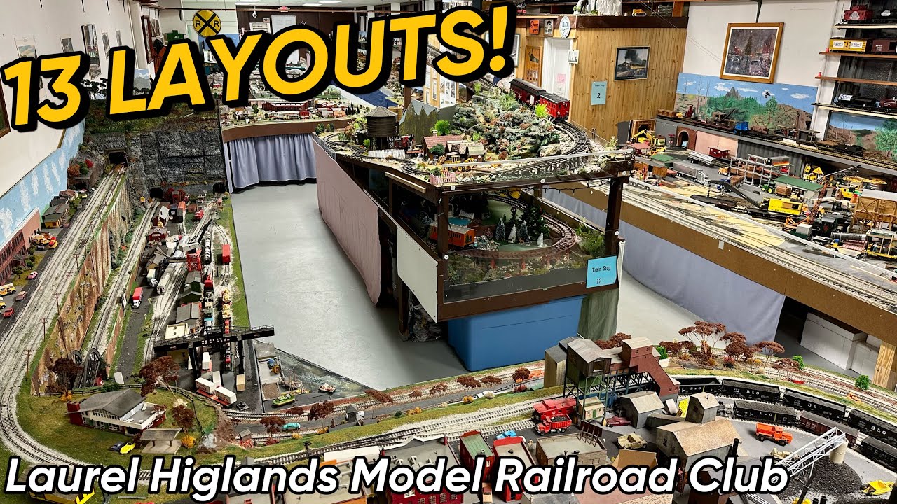 Tour 13 TRAIN Layouts!