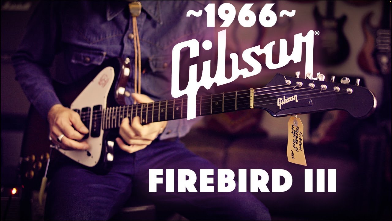 Incredibly Clean Original 1966 Gibson Firebird III