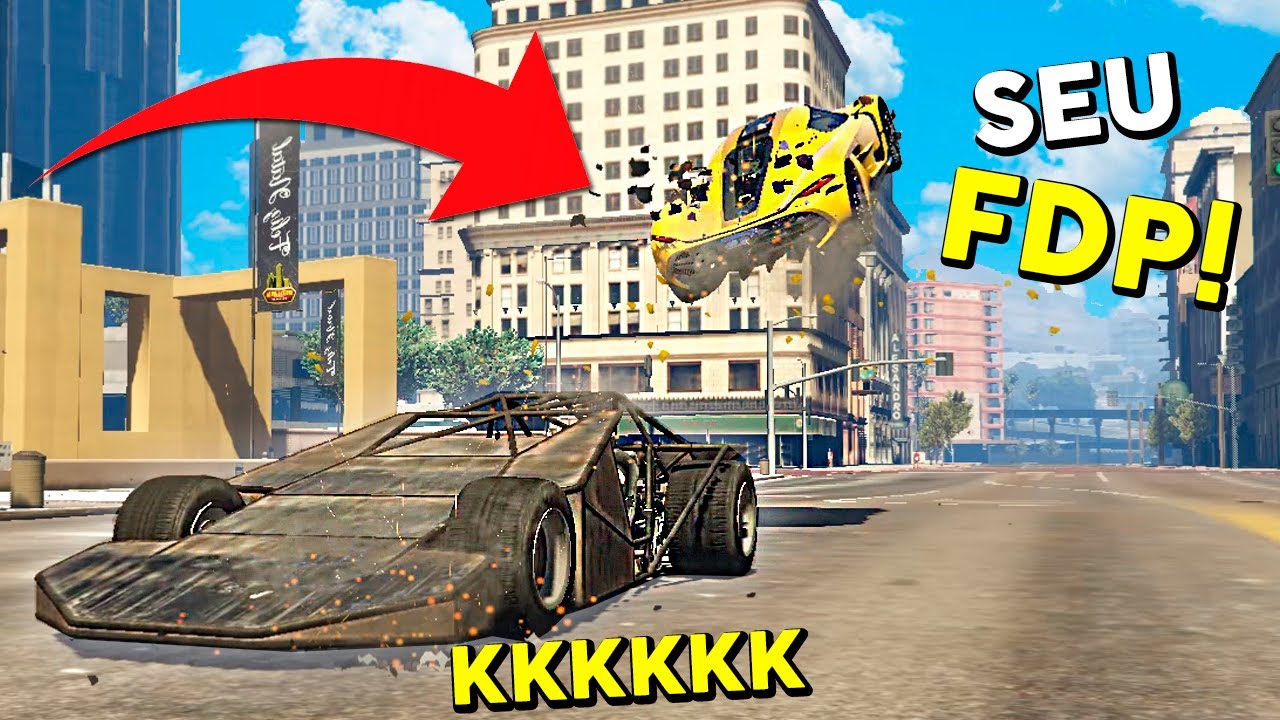 IRRITANDO JOGADORES COM CARRO RAMPA - GTA RP