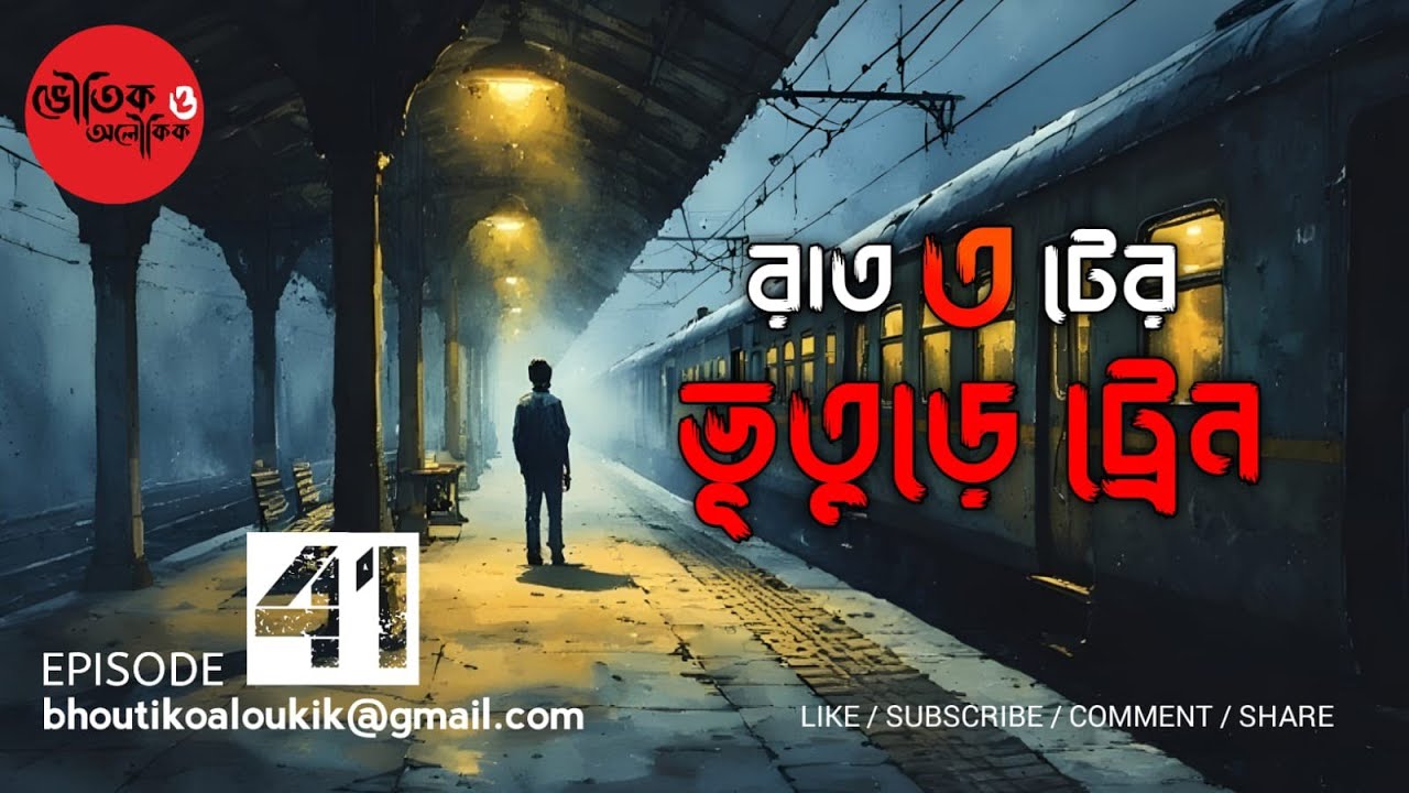 রাত ৩টের ভূতুড়ে ট্রেন 😱 । Bengali Audio Story 🔥