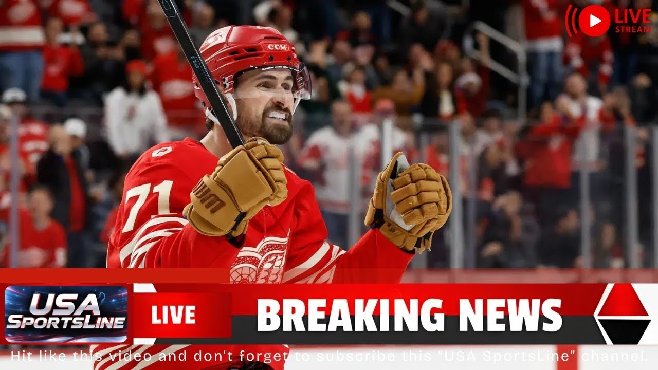 DYLAN LARKIN IS UNREAL! Caps OT Winner To Put Red Wings In 1st Place । USA SportsLine