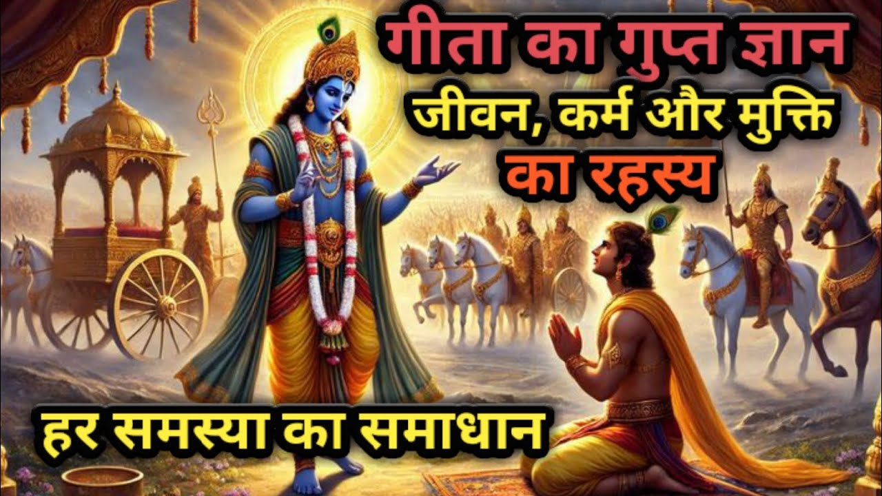 गीता का गुप्त ज्ञान | जीवन, कर्म और मुक्ति का रहस्यहर समस्या का समाधान | Bhagavad Gita Gyan
