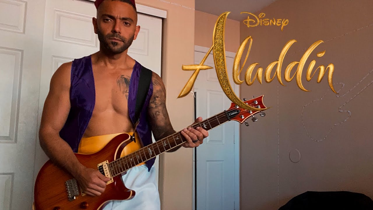 A Whole New World (Disney's Aladdin Theme Song) | Electric Guitar Cover By The Singing Guitar
