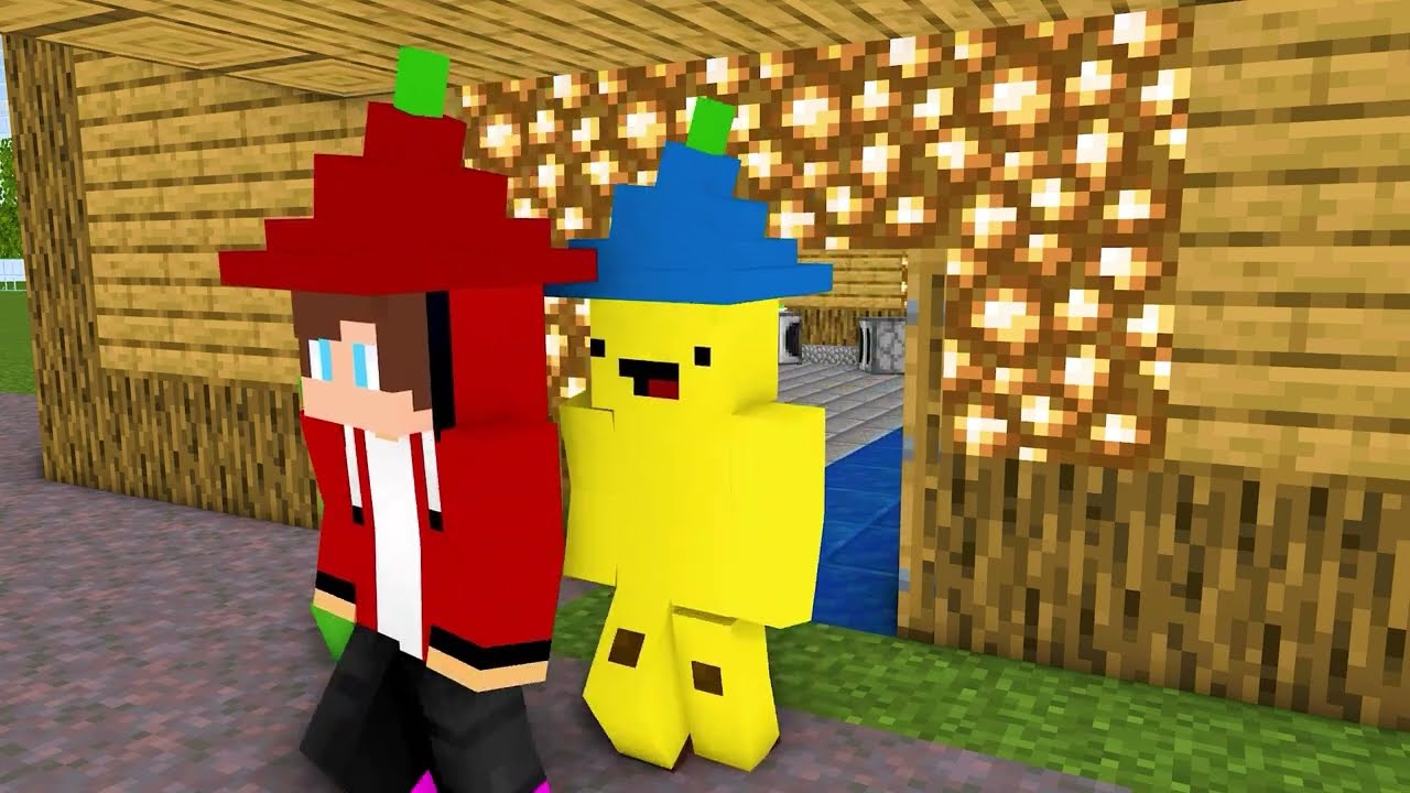 MAIZEN : Strong JJ on SUMMER VACATION - Minecraft Animation JJ & Mikey