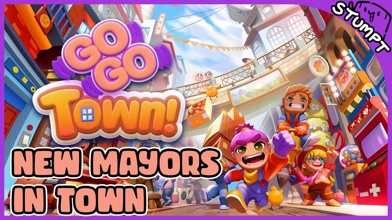 New Mayors In Town! - Go-Go Town! (4 Player Multiplayer)