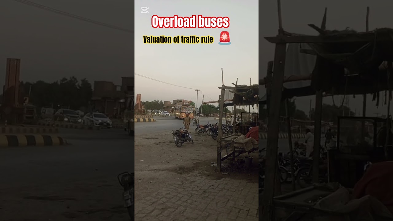 overload buses | violation of law | traffic rule | motorway police  | safe City challan. |  express