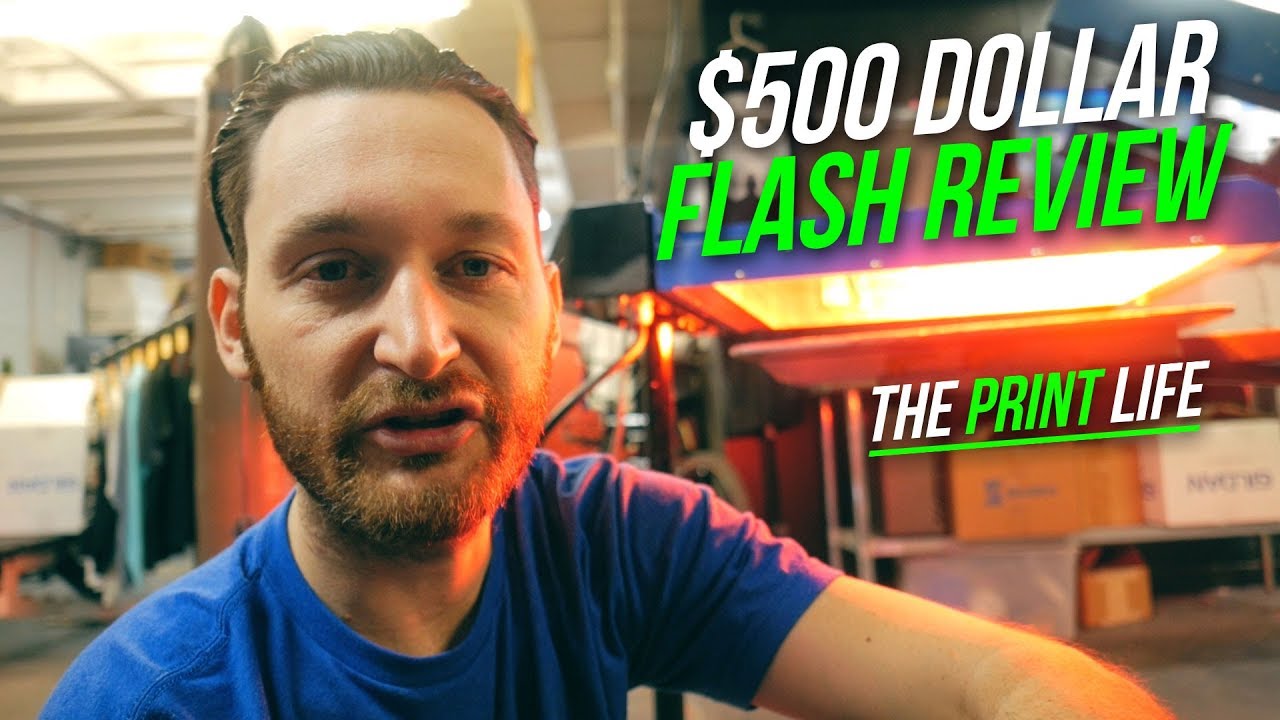 Screen Printing Equipment Review | Cheap Screen Print Flash Review and how to | The Print Life