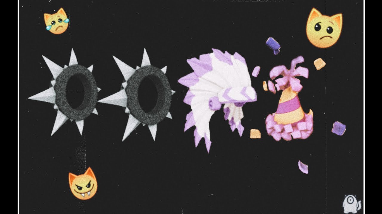 Scamming on animal jam (scamming rim headdress, 2 solids,purple party hat)