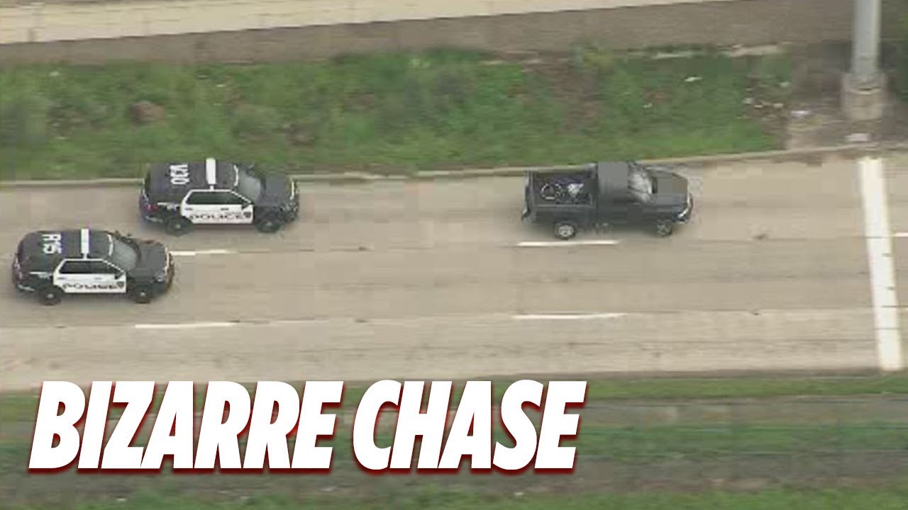 Police chase man in underwear through streets of Houston