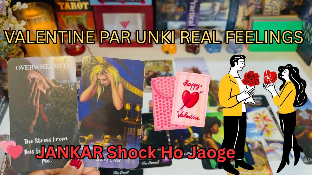 ❤️VALENTINE PAR UNKI REAL TRUE FEELINGS SHOCK ENERGY | HINDI TAROT READING | DIVINE TAROT1111