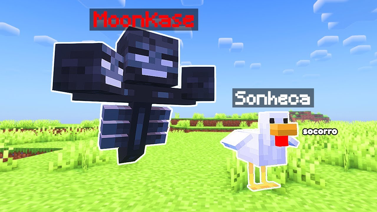 MINECRAFT MANHUNT MAS A CADA 30 SEGUNDOS VIRAMOS MOBS ALEATORIOS!!!