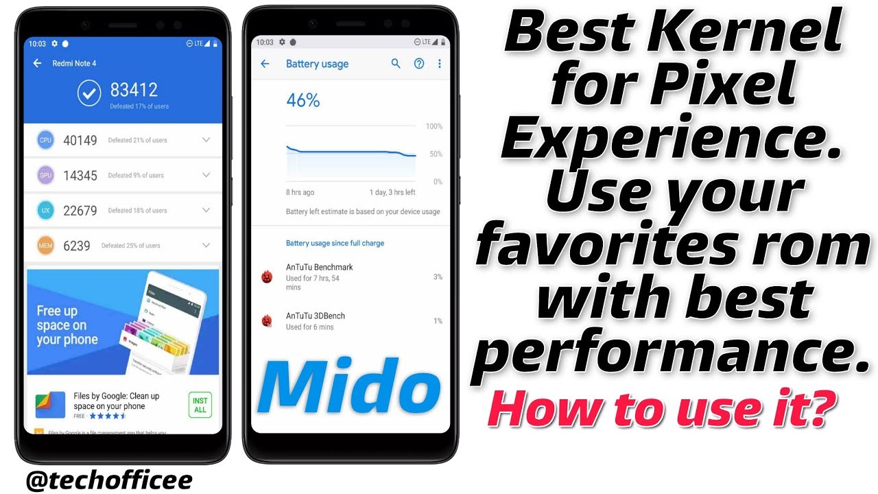 Best Kernel for Pixel Experience ROM | use your Favourite ROM with best performance after flash it.