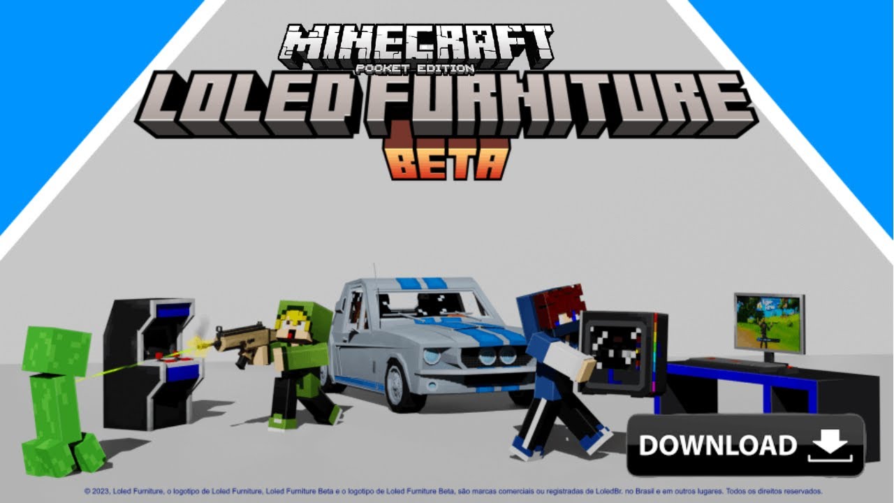 Loled Furniture Mode Download For Minecraft PE 1.20.+ download for free Loled Furniture Mode