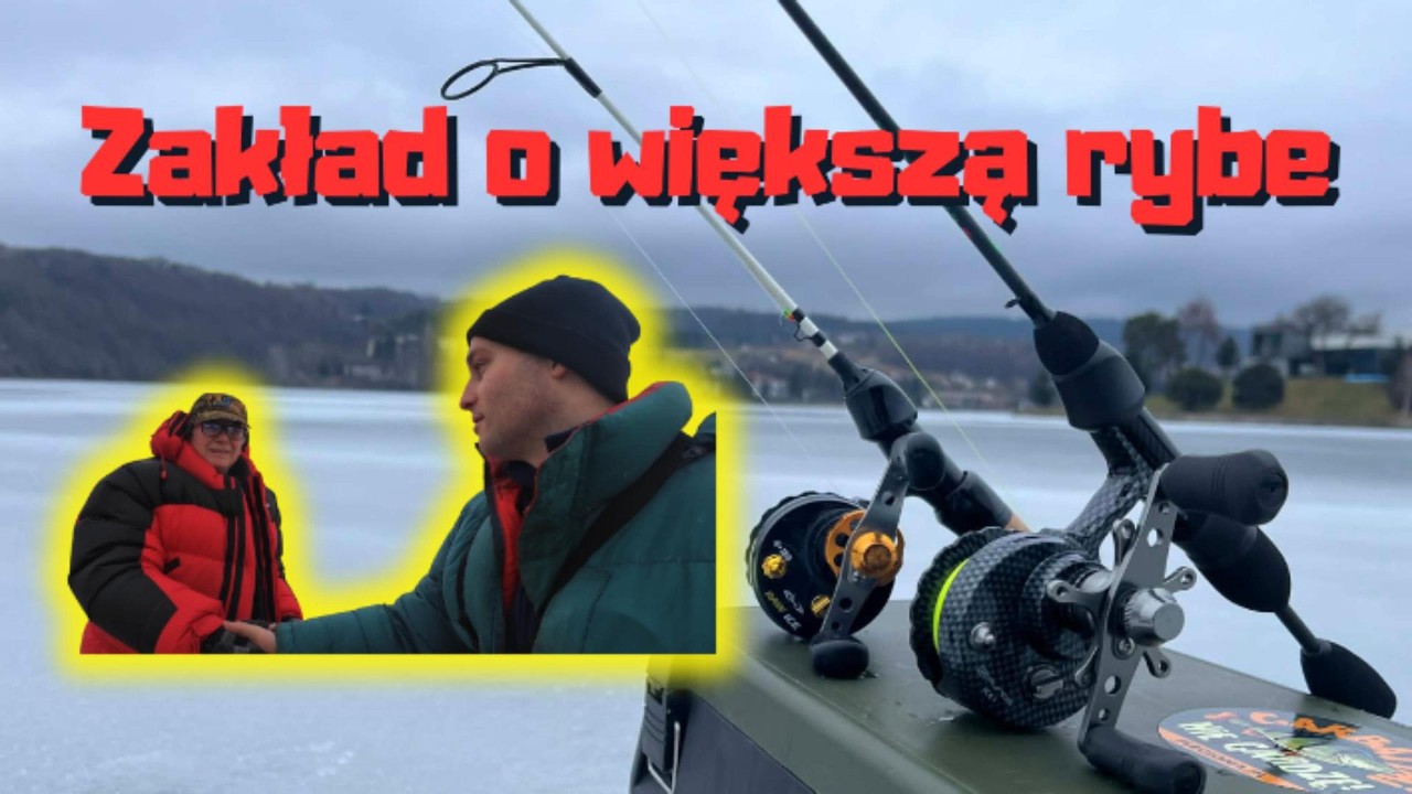 ROŻNÓW NA CIENKIM LODZIE! ❄️ Zakład o większą rybę 🎣