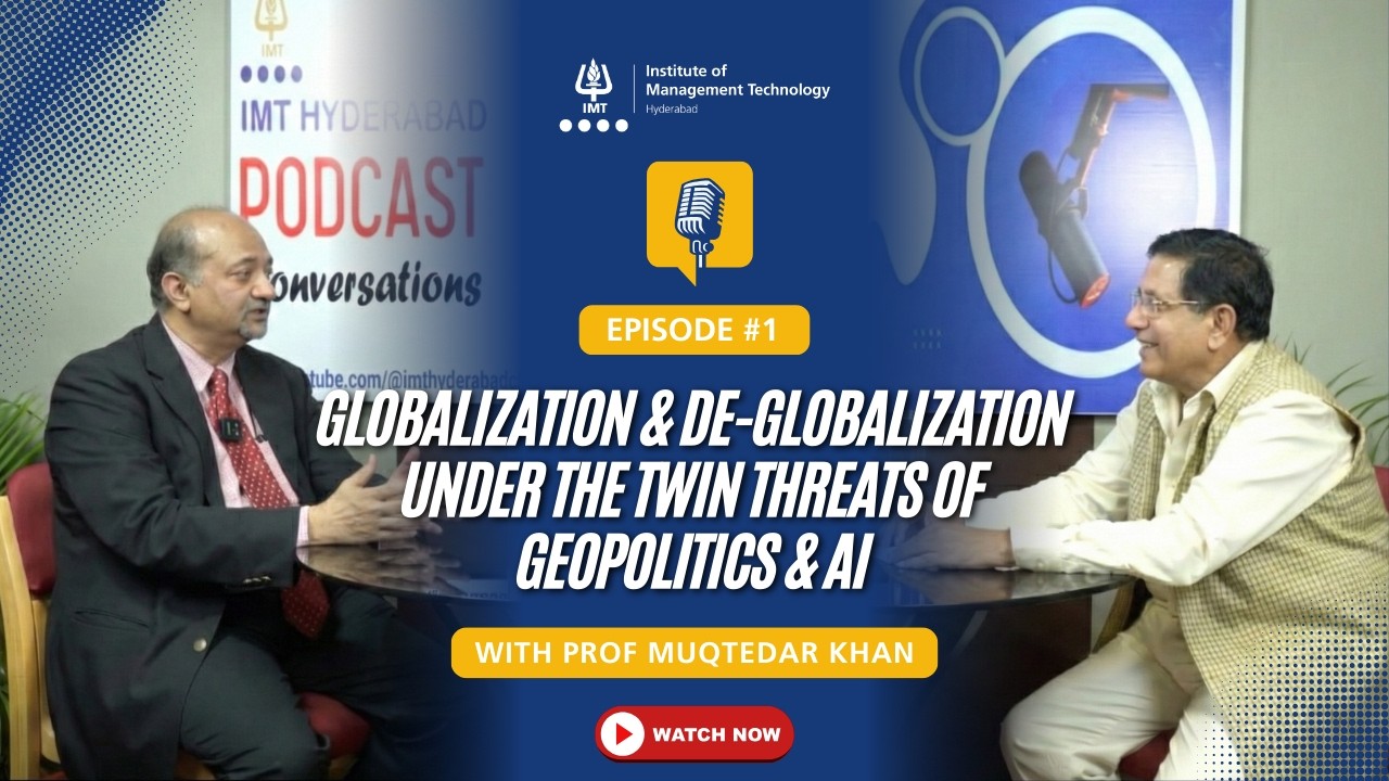 Globalization & AI: The Twin Threats | Prof Muqtedar Khan & Prof Baharul Islam | IMT Hyderabad