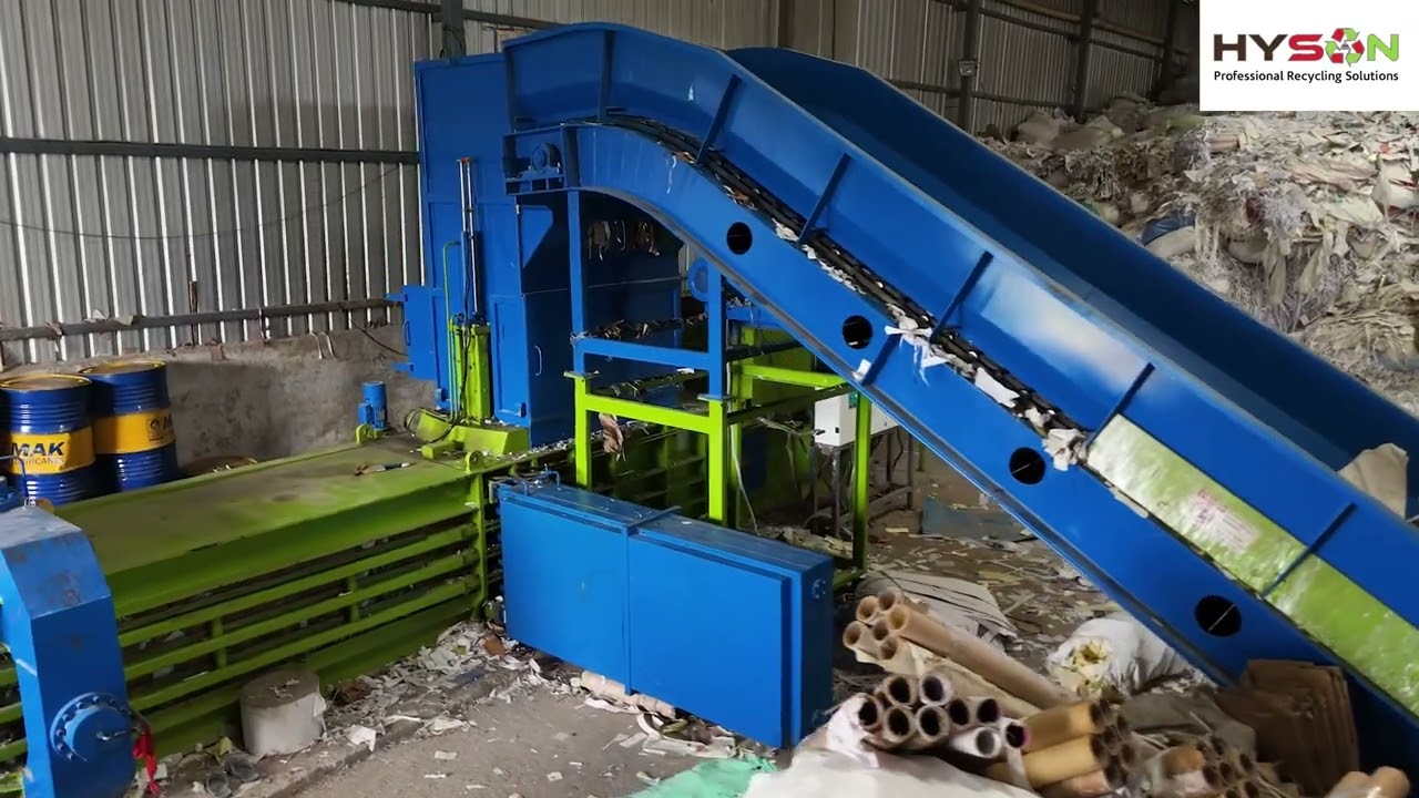 Horizontal Auto Tying Paper Baler - HIGH DENSITY