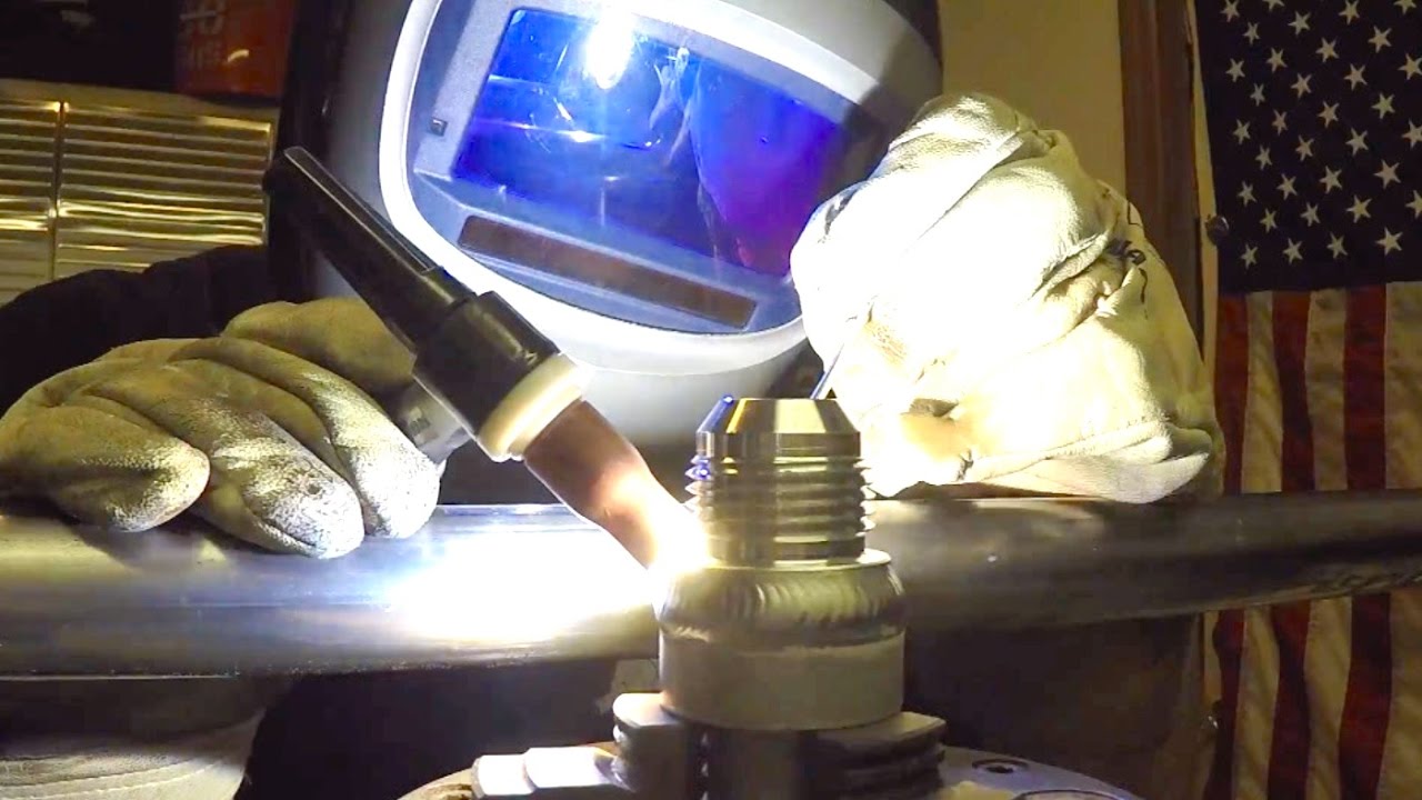 Tig Welding Aluminum Fittings, preheat, DIY prop