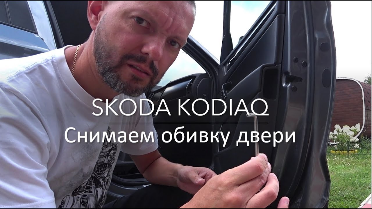 Шкода Кодиак, скрежет в двери. Разбираем дверь