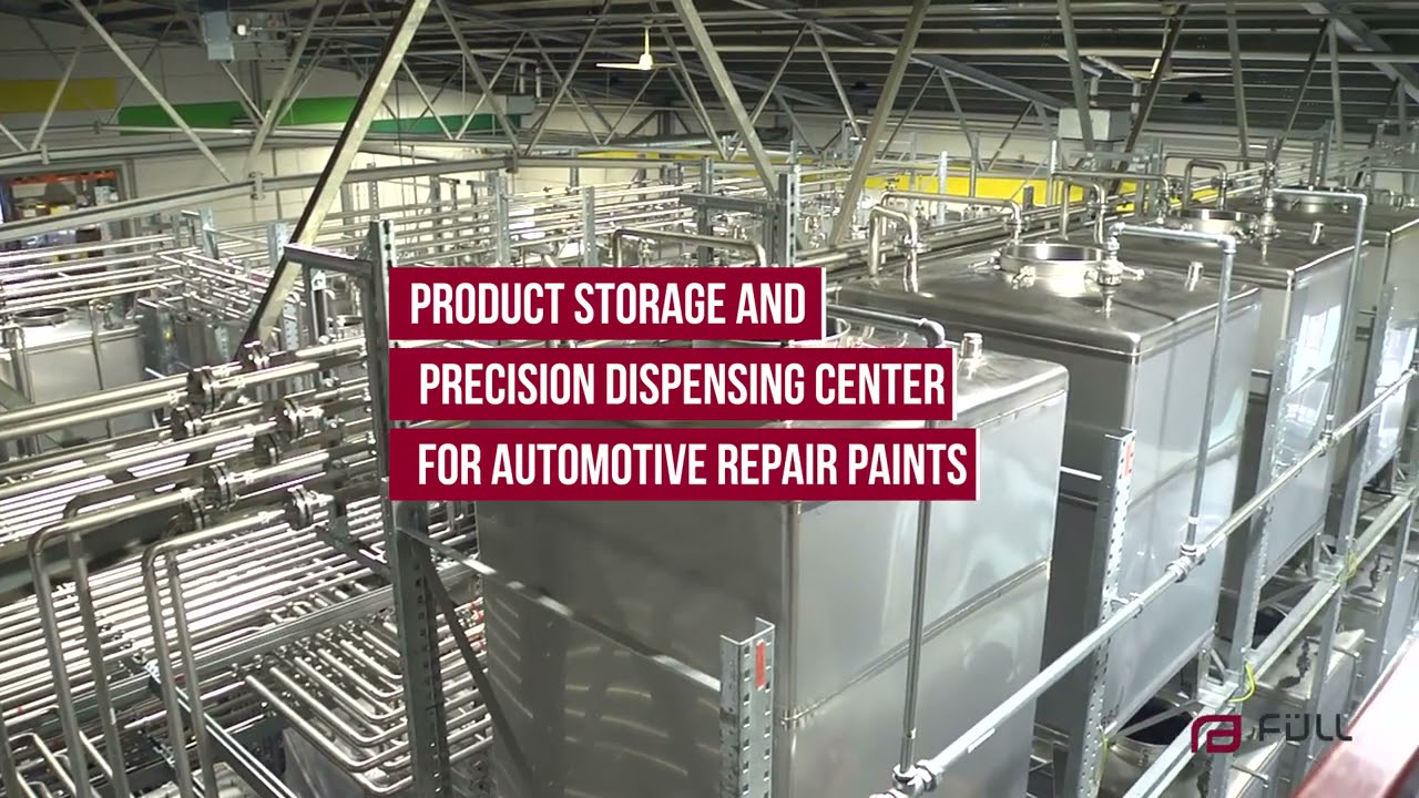 Construction of a paint dispensing system