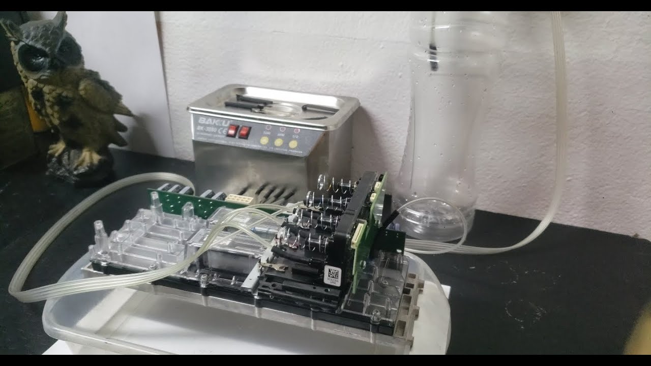 homemade machine to remanufacture hp pagewide, pro x print head, refill cartridges...