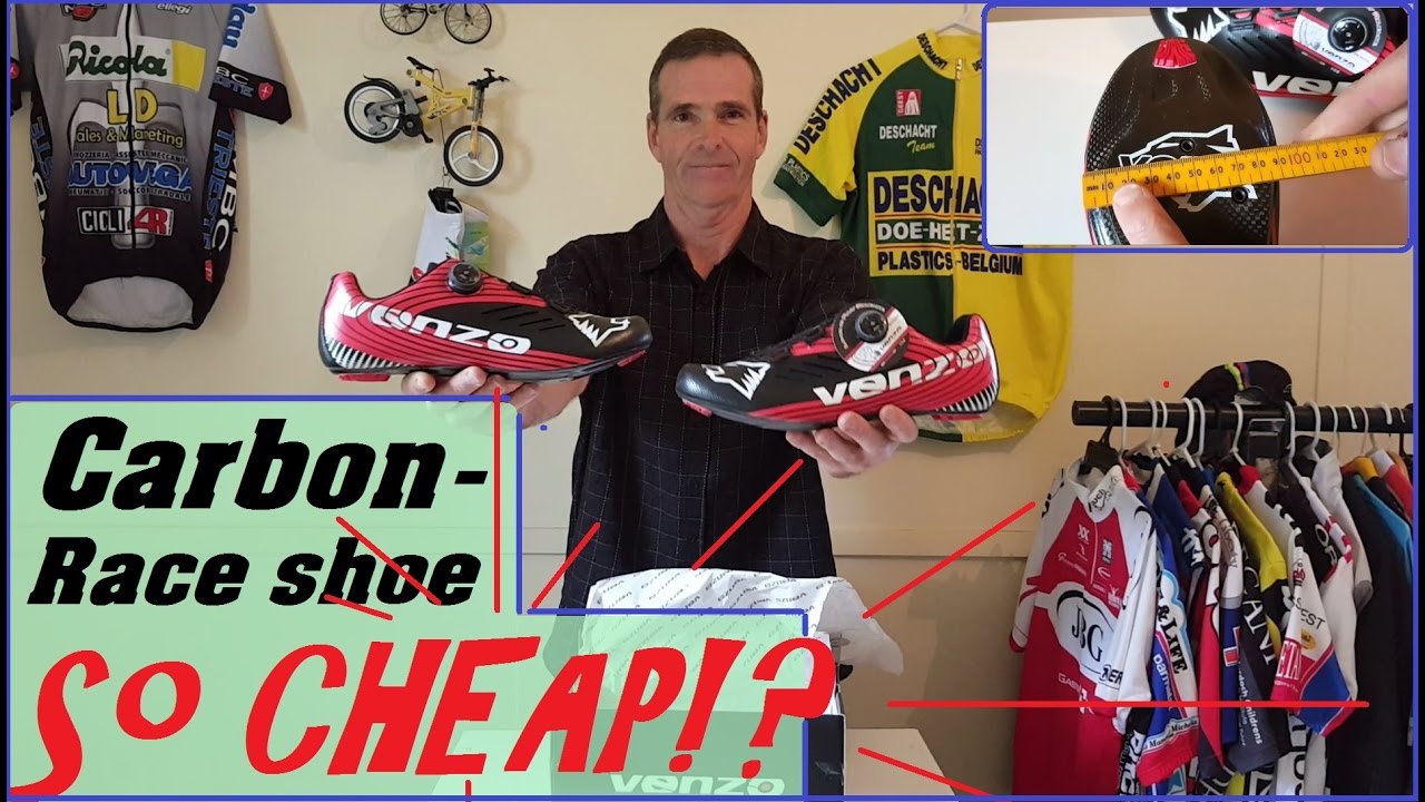 Venzo carbon cycling shoes...So Cheap!
