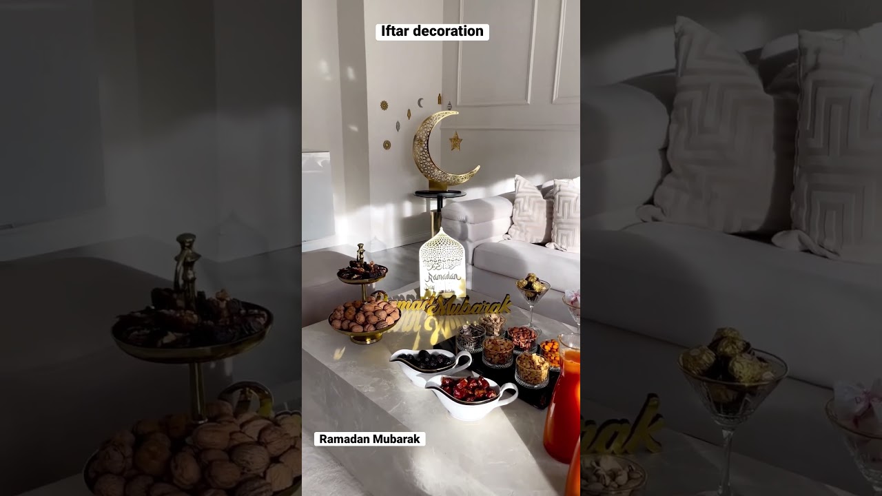 Iftar table decor - Ramadan special #shorts #viral