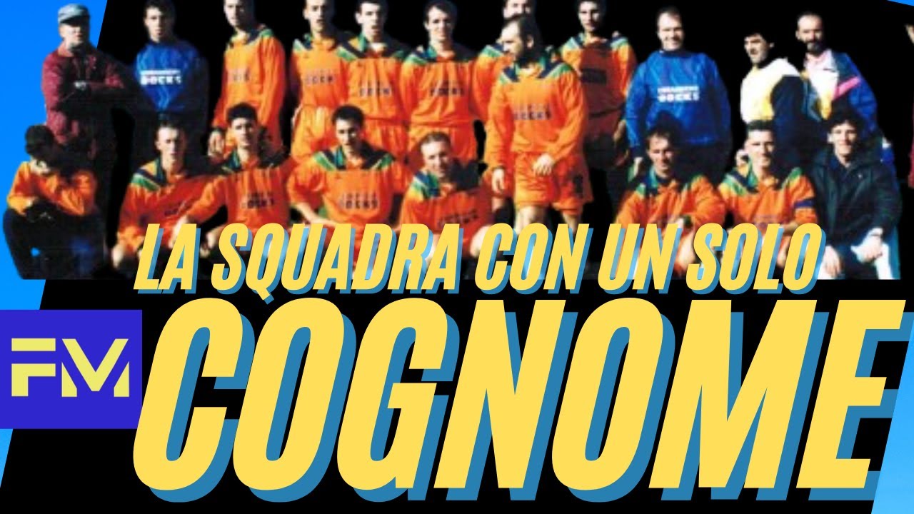 La SQUADRA con un solo COGNOME: l'incredibile storia dei BA&Ugrave;