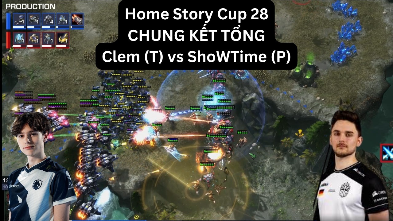 [Starcraft 2] CLEM - THE BEST TERRAN - CLEM (T) vs SHOWTIME (P) - BO5 - CHUNG KẾT HomeStory Cup 28