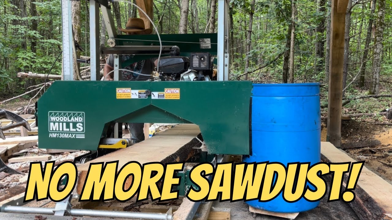A better way to collect sawdust from your sawmill
