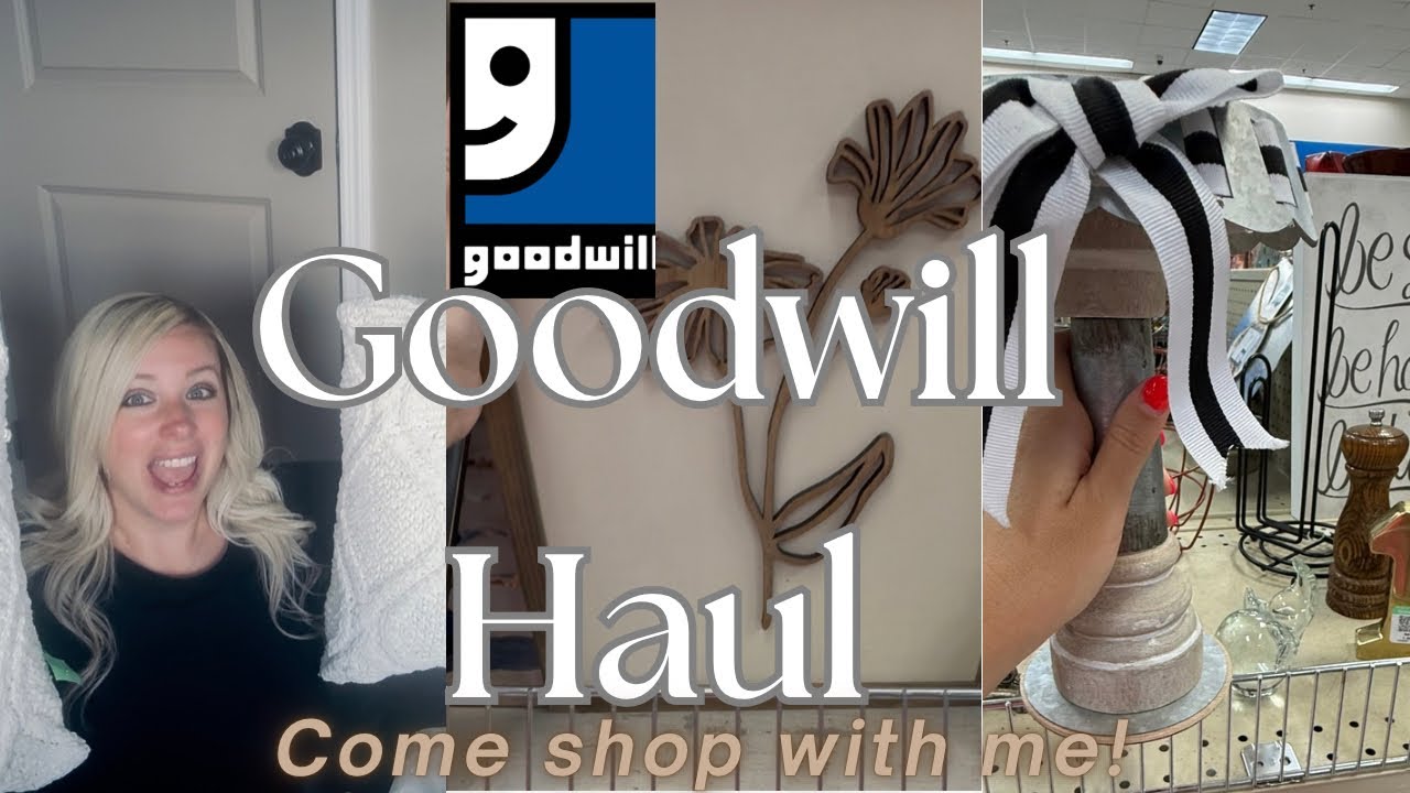 GOODWILL SHOP WITH ME & MINI HAUL