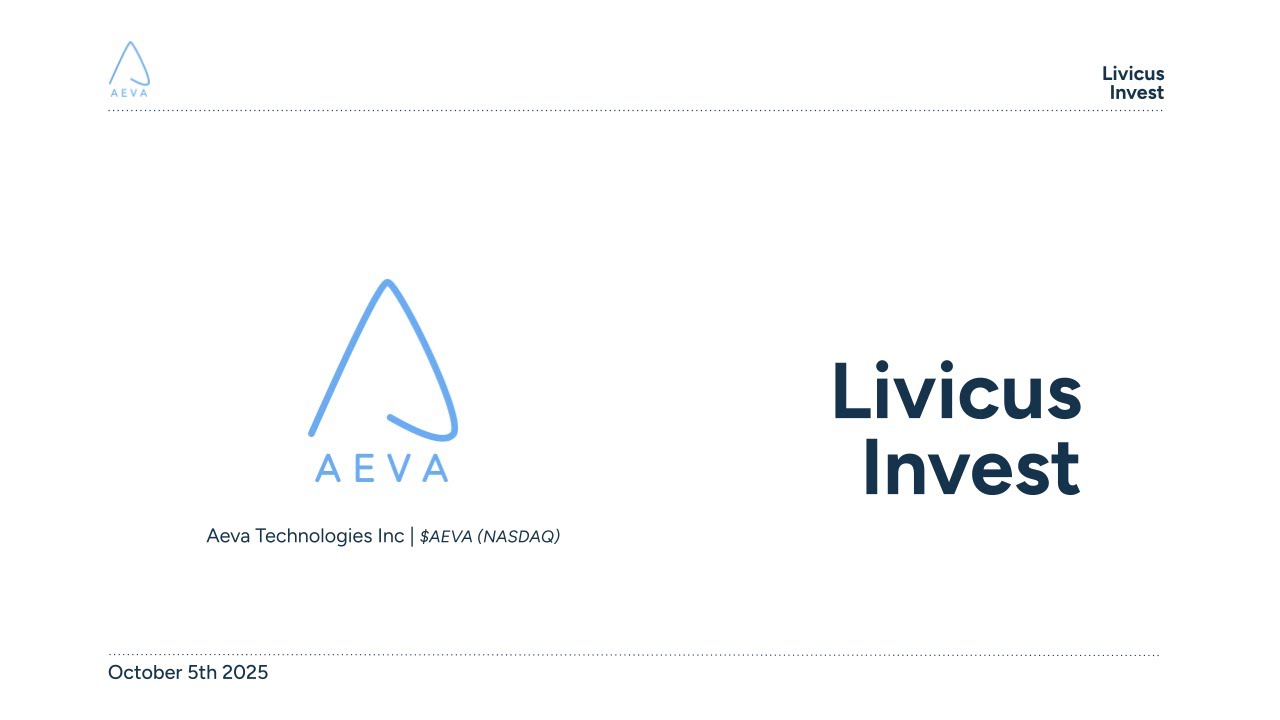 $AEVA | Is Aeva the next key Robotics & Automation supplier? - Deep Dive