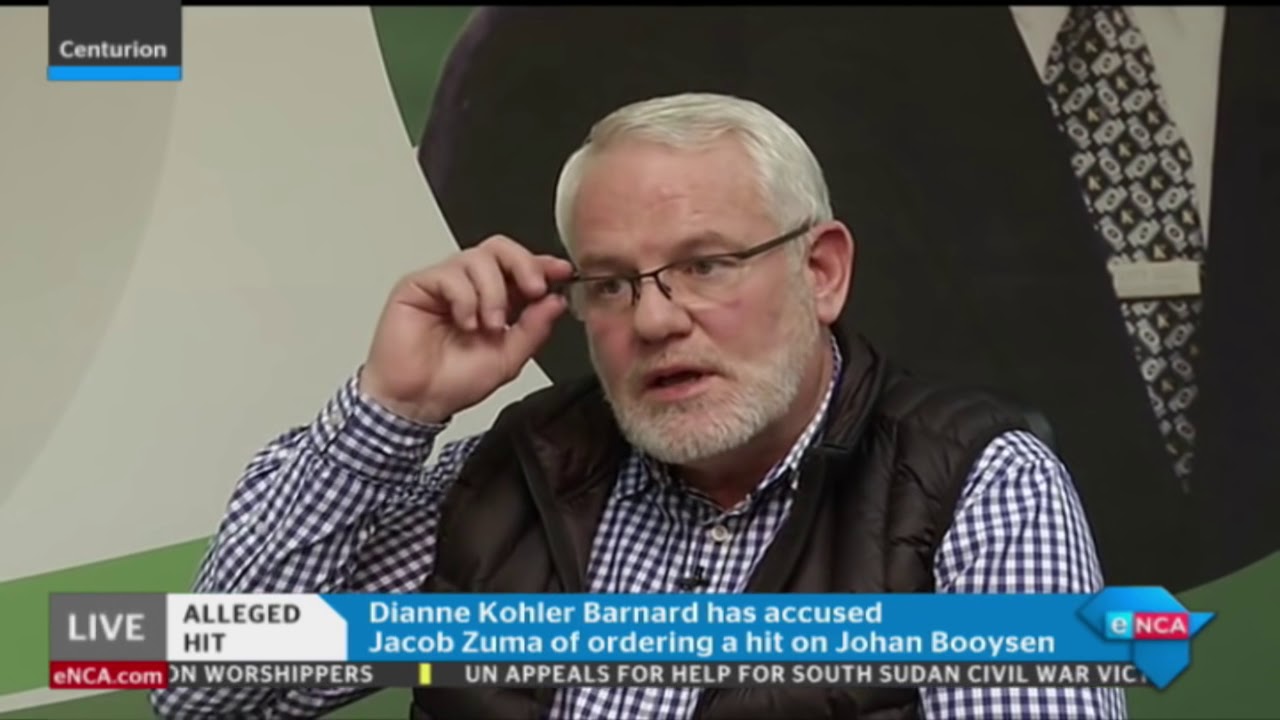 Former Hawks boss Johan Booysen speaks to eNCA