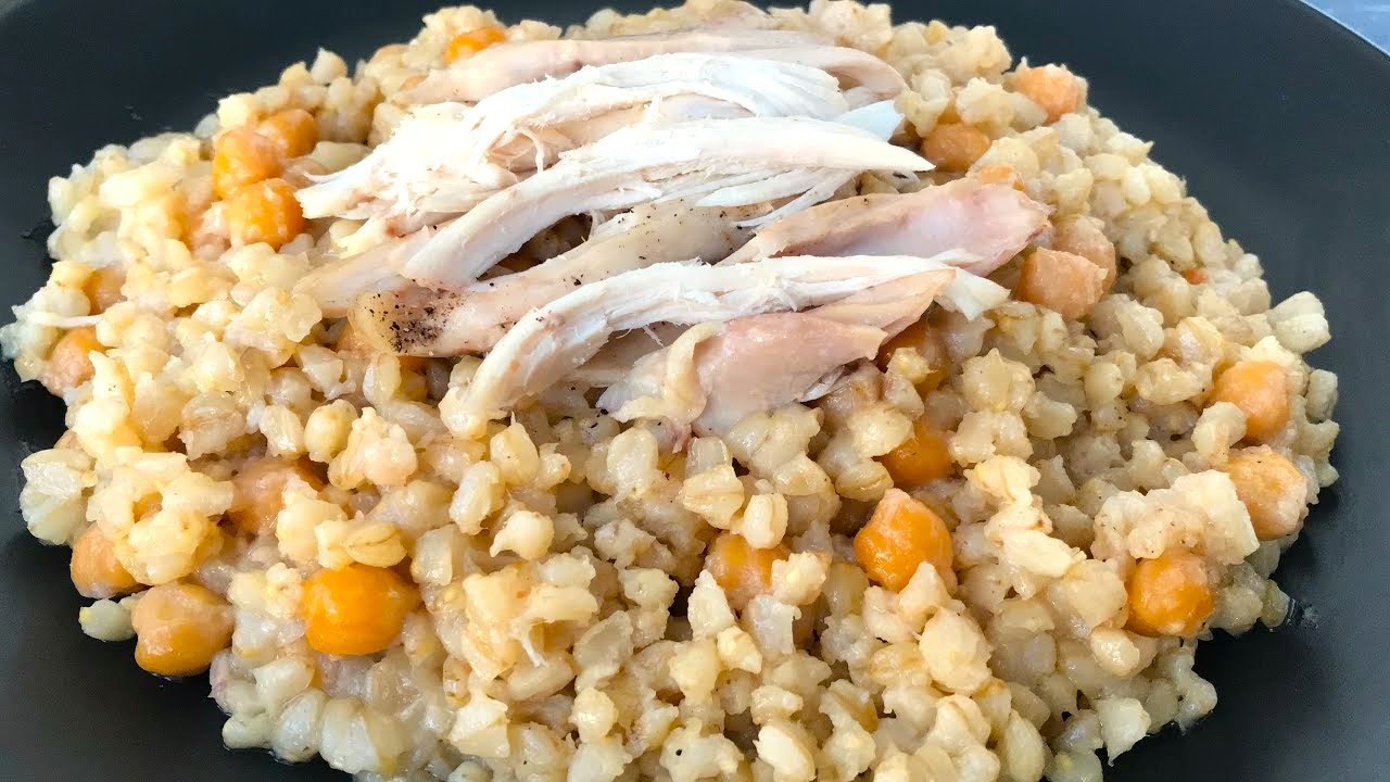 Chicken and butter wheat pilaf recipe