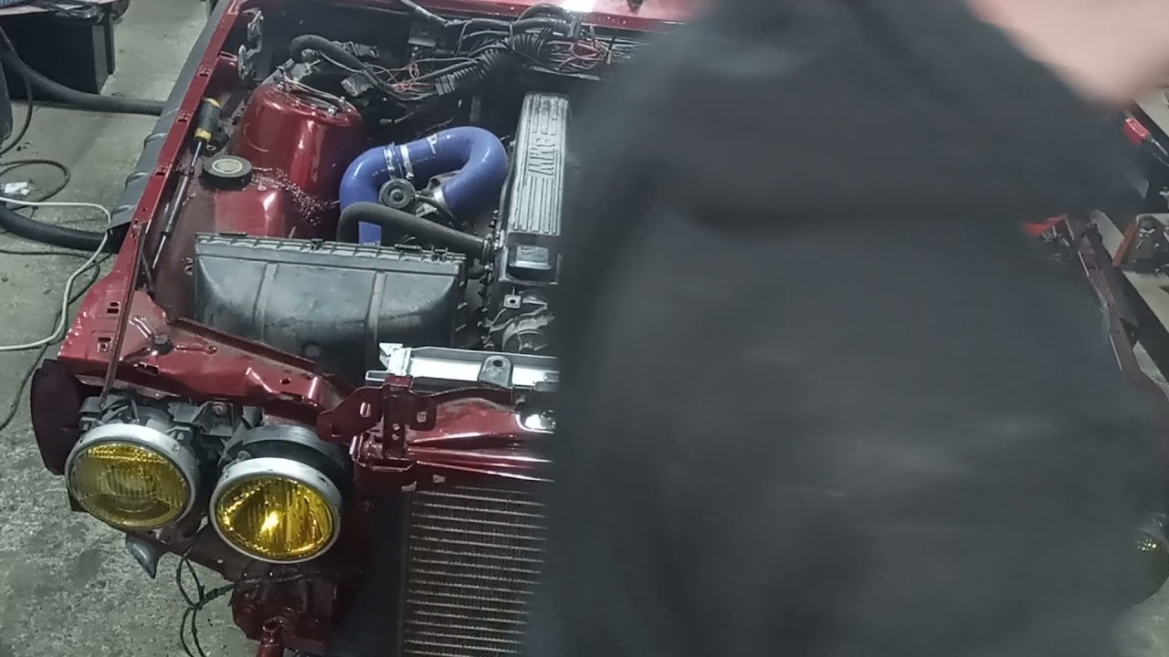 BMW e30 324td M51 (e34/e36/e38/e39 tds) swap first start