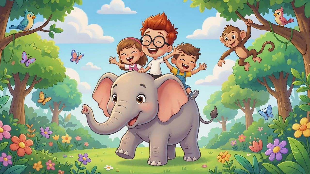 Hati ke Sawari Song | Hindi Rhymes & Kids SongsI Cartoon I Elephant I Elephat Sawari