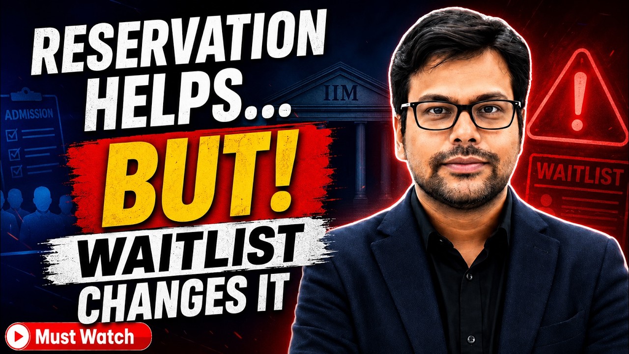 NC-OBC, EWS, SC, ST Reservation in IIM Admission | Real Benefit Explained - Amiya Sir