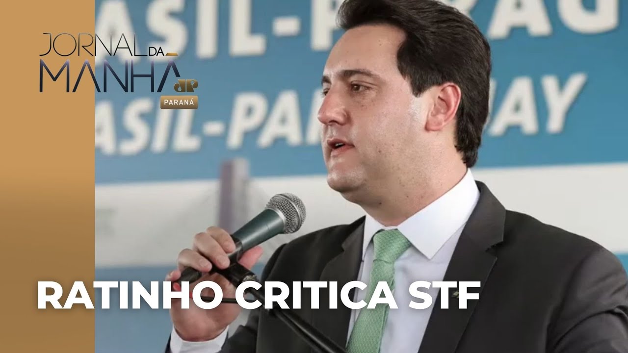 Ratinho diz que STF deveria ser exemplo e que Governo Lula “já deu”