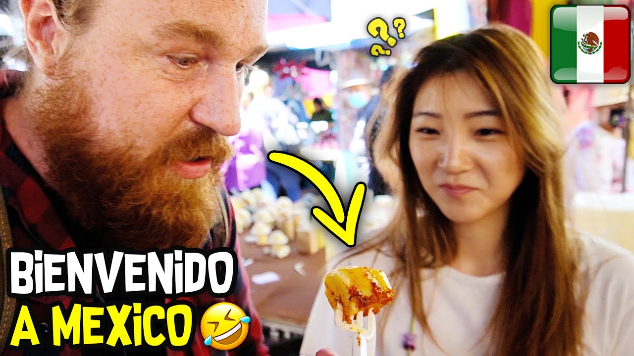 FUIMOS a COMER como MEXICANOS 🇲🇽 Comida Barata: Tejuino, Birria & Jarritos • Cocinando Corea, CHeCHe