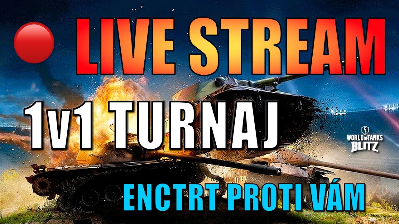 🔴 Turnaj 1vs1 proti mě ve WoT Blitz