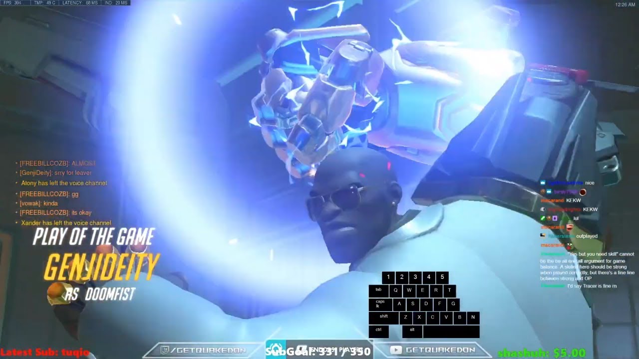 POTG! GetQuakedOn INSANE Rollouts DOOMFIST! OVERWATCH SEASON 24 GAMEPLAY