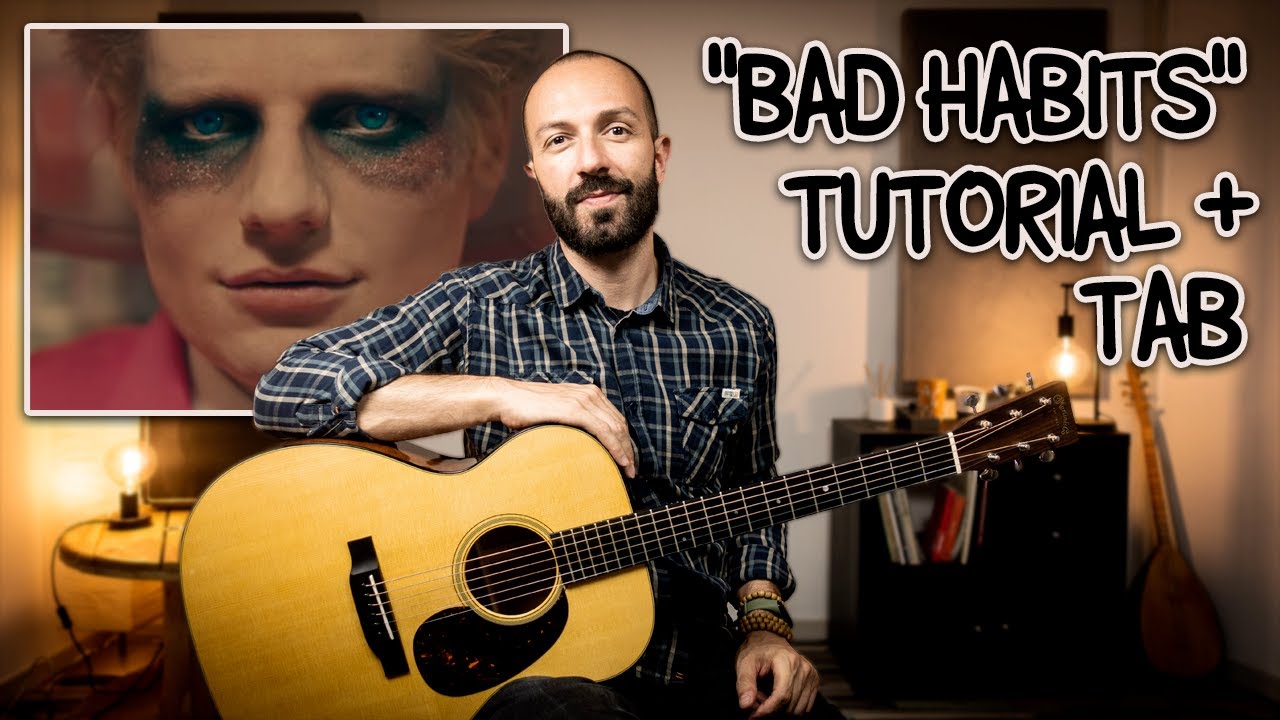 Tutorial Chitarra Canzoni Facili | Ed Sheeran - Bad Habits |