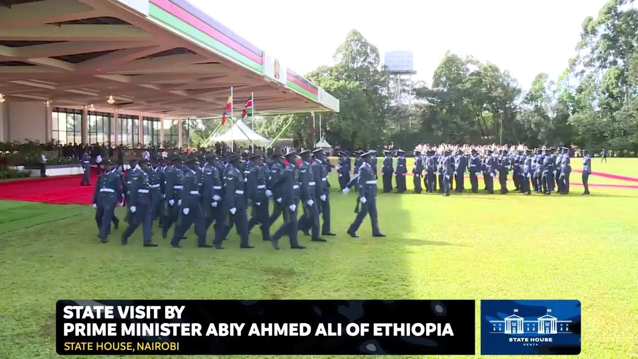 State Visit by Prime Minister Abiy Ahmed Ali of Ethiopia, State House, Nairobi.