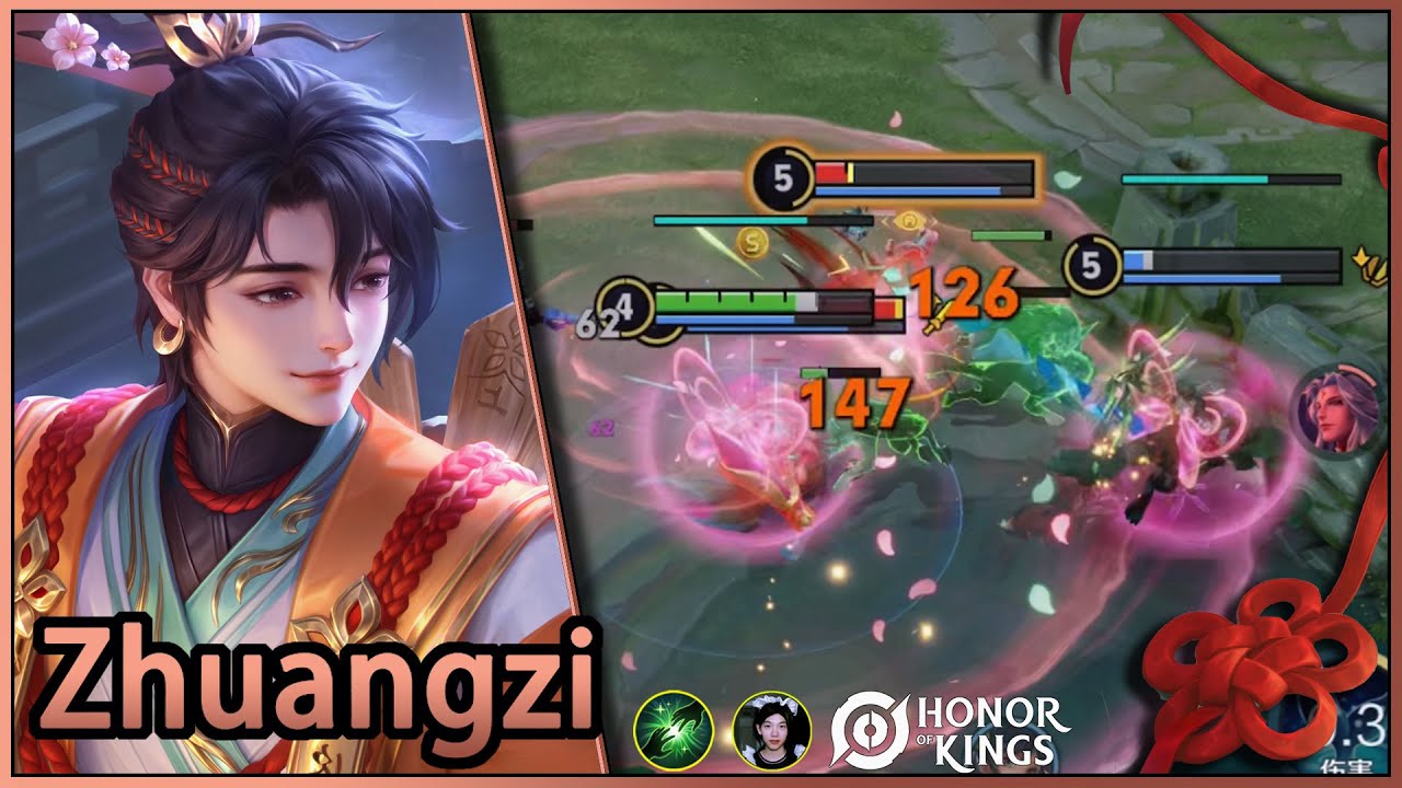 Zhuangzi｜A nice free skin.｜Uma boa skin gratuita.｜Honor of Kings