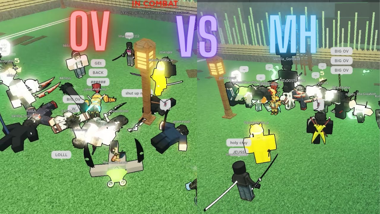 Raiding a clan OV vs MH (in Rogue demon)