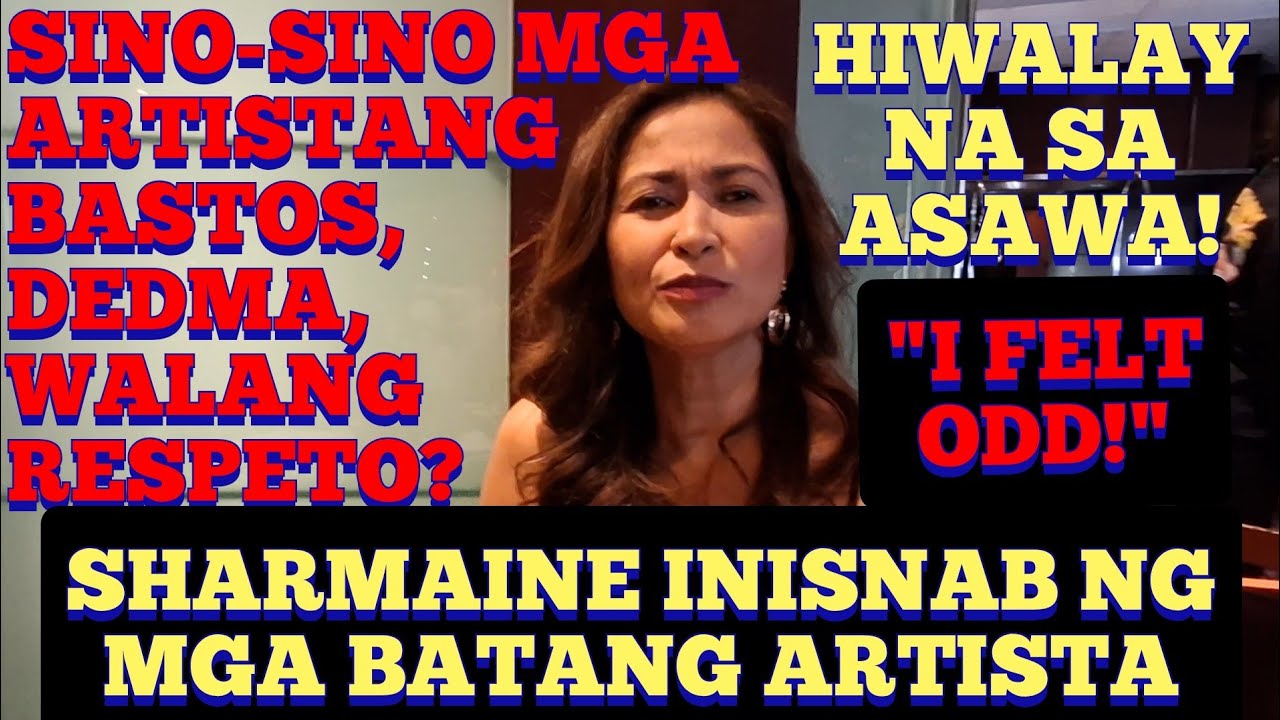 SINO-SINO ANG MGA BATANG ARTISTA NA BASTOS WALANG RESPETO? SHARMAINE INISNAB!