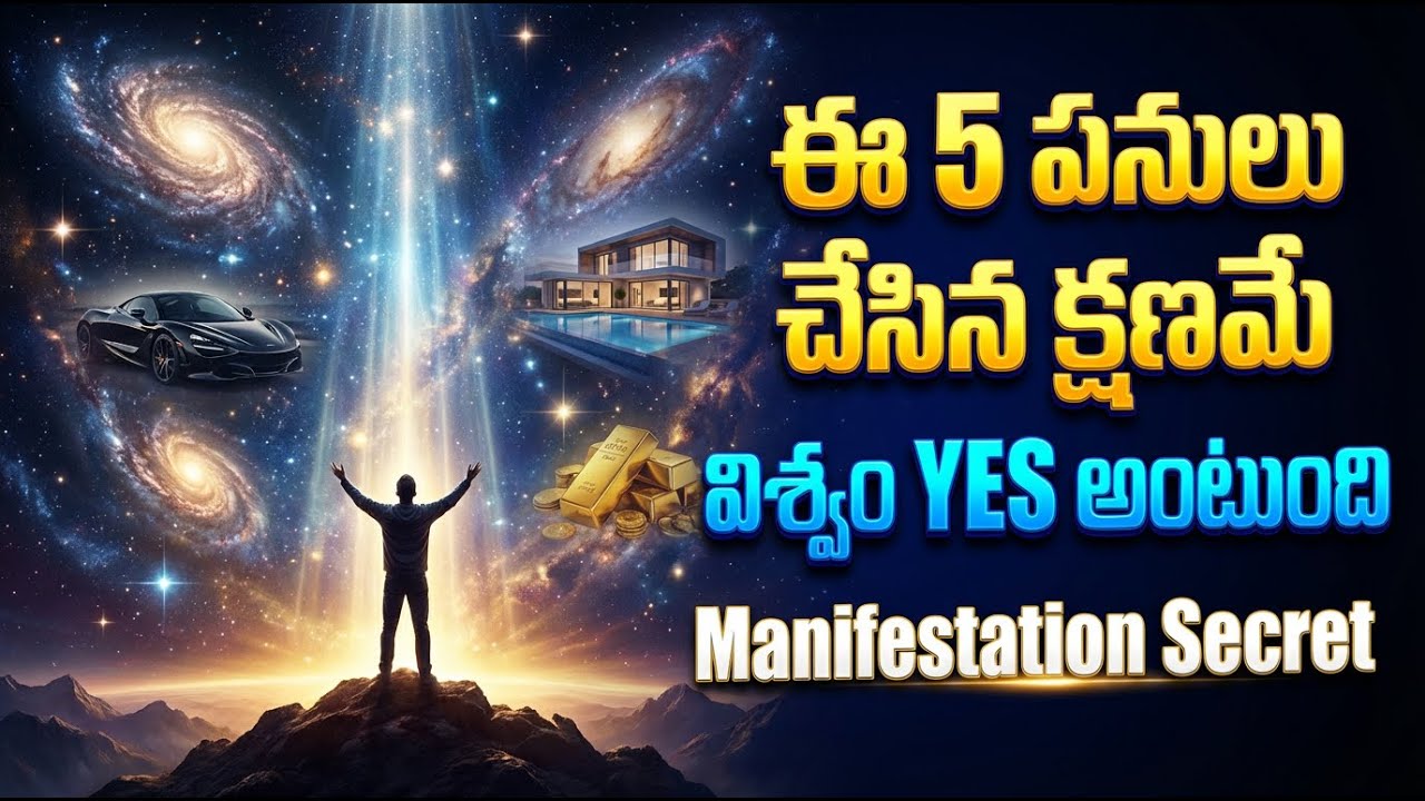 ఈ 5 పనులు చేసిన క్షణమే విశ్వం YES అంటుంది. Manifestation జరుతుంది | Manifestation