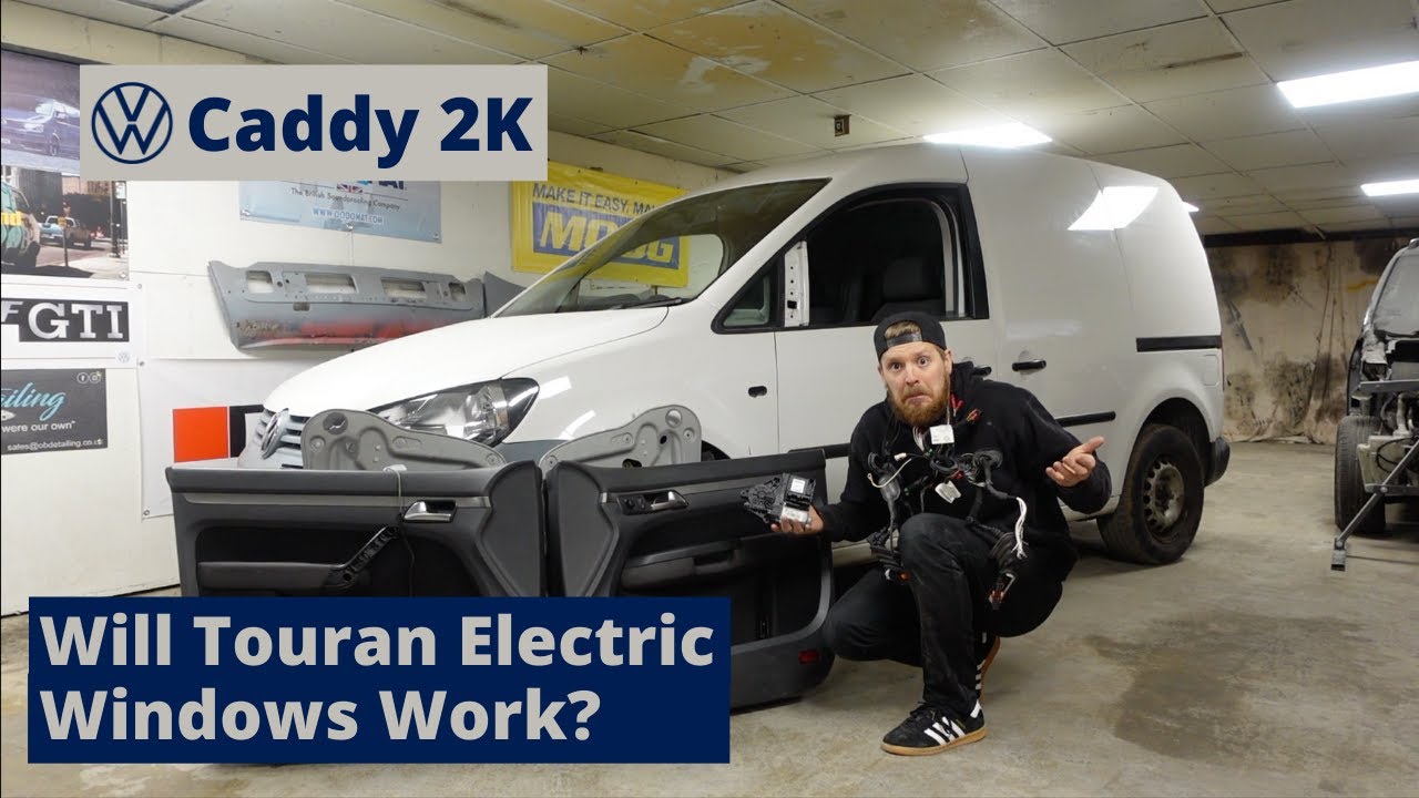 VW Caddy 2K Build Series - Fitting Touran Electric Windows - Episode 10
