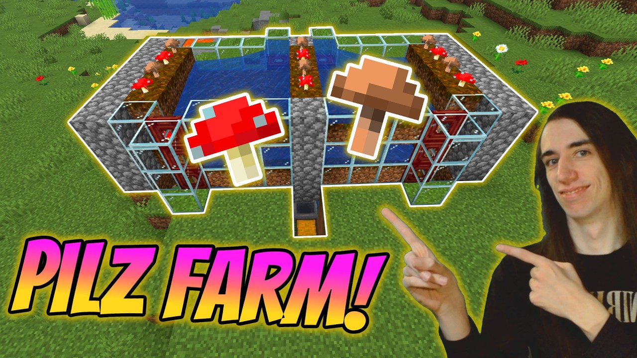 So baust du die BESTE automatische Pilzfarm in Minecraft 1.21!