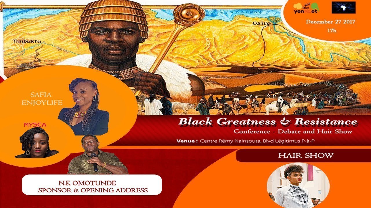 Exposé de N.K Omotundé {Black Greatness & Resistance Conference debate & Hair Show}